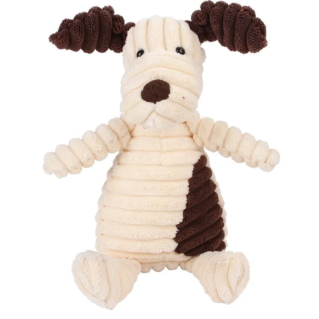Dog Corduroy Toys  Animal Shape