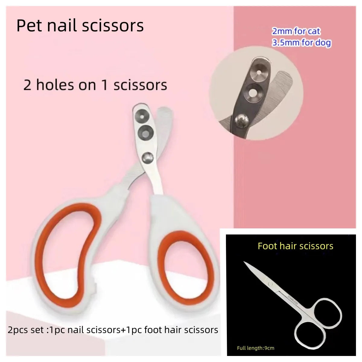 Trimming Bent Scissors Pet Clippers