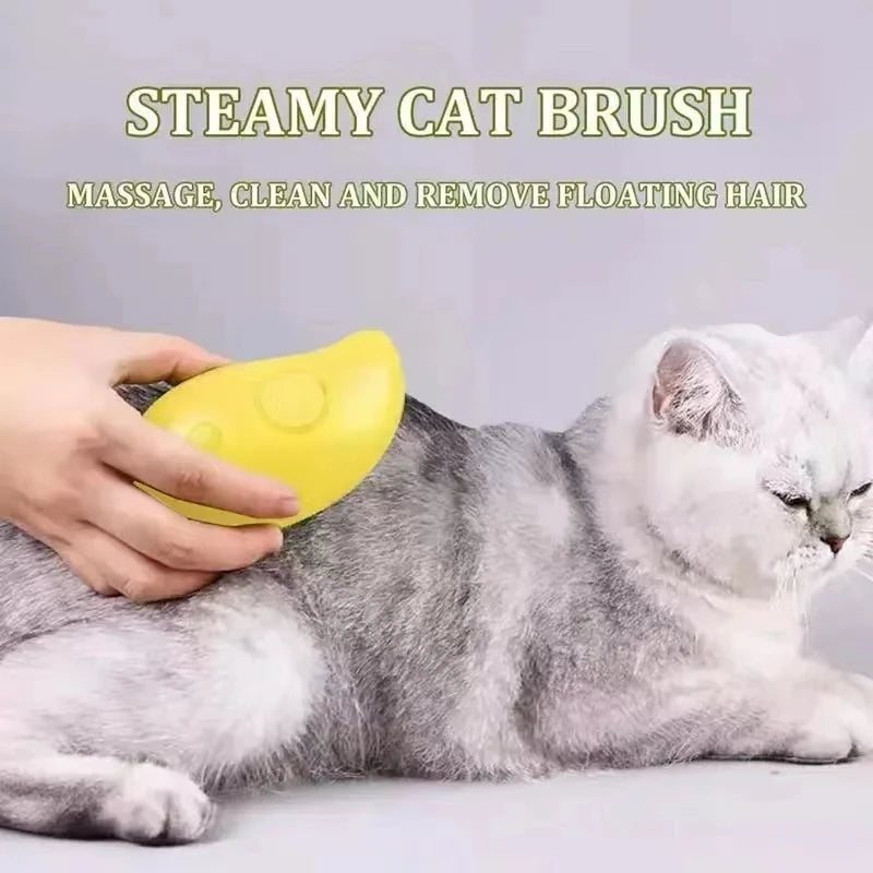 Electric Water Sprayer Cat Steam Brush