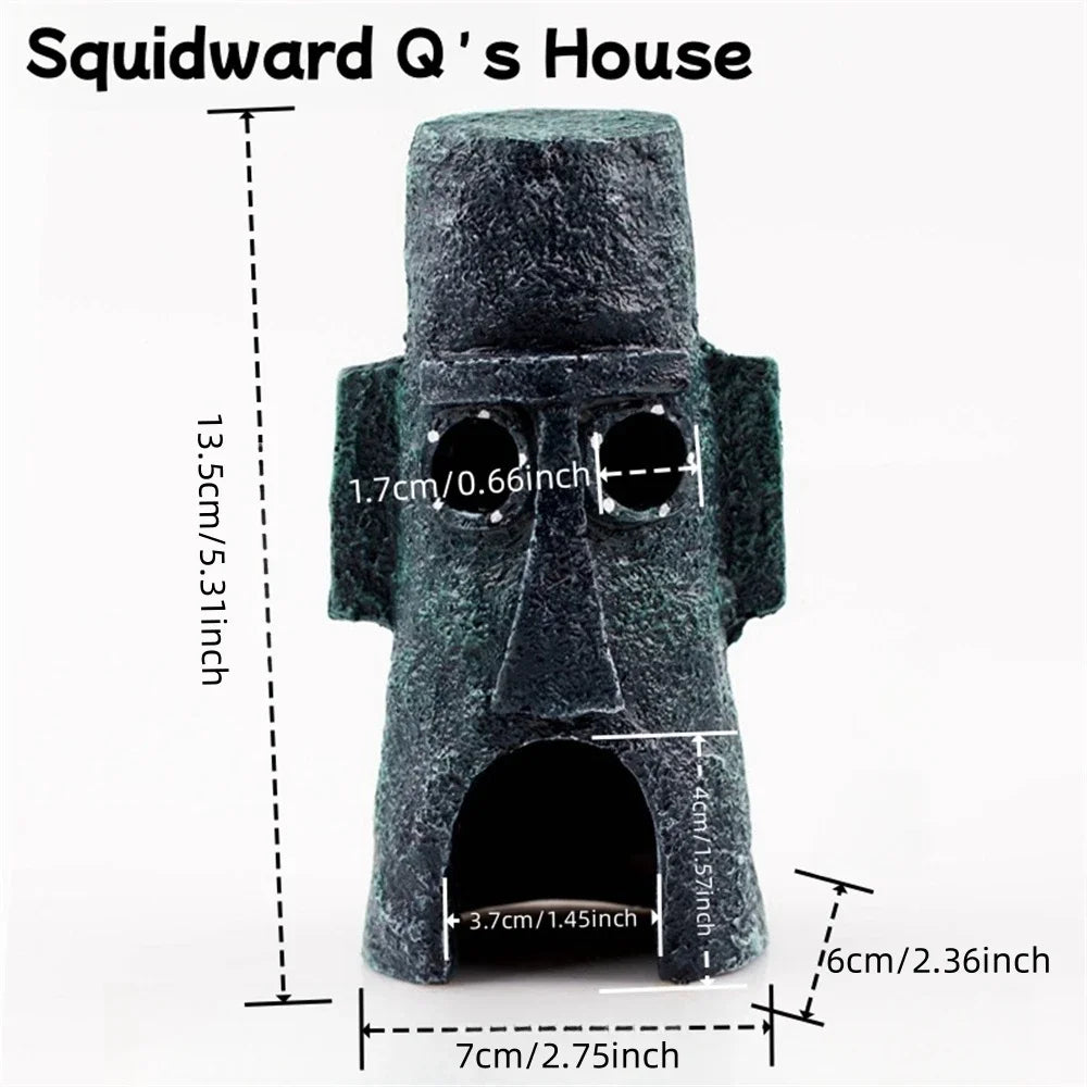 Cartoon Pineapple House Aquarium Decoration Landscaping