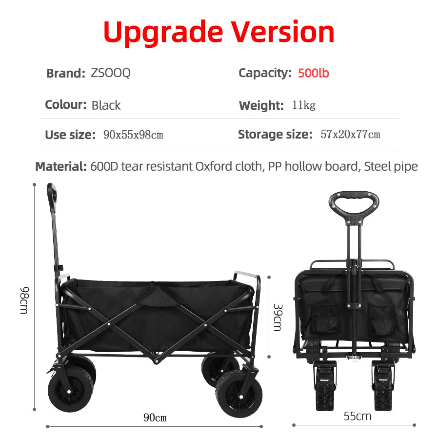 Collapsible Folding Utility Beach Cart