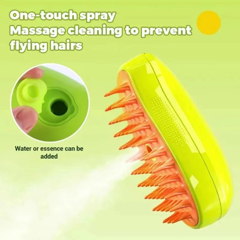 Electric Water Sprayer Cat Steam Brush