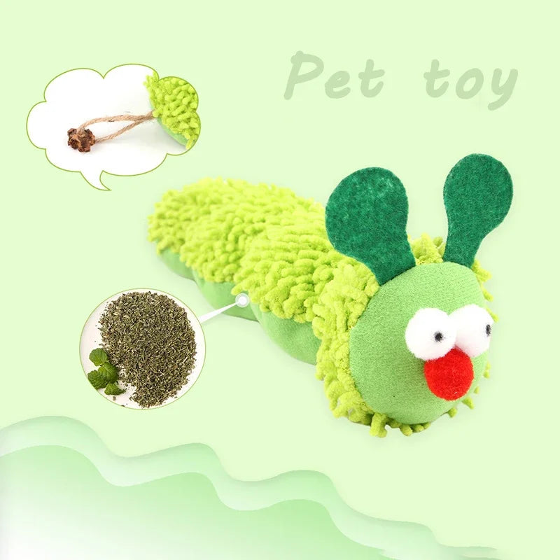 Caterpillar Catnip Molar Cat Chew Toys