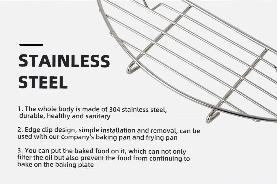 Outdoor Barbecue Net Steam Rack Stainless