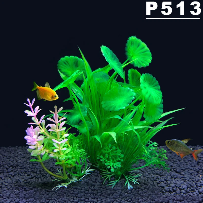 Fish Tank Ornament Plant Aquarium Artificial Decor Plants