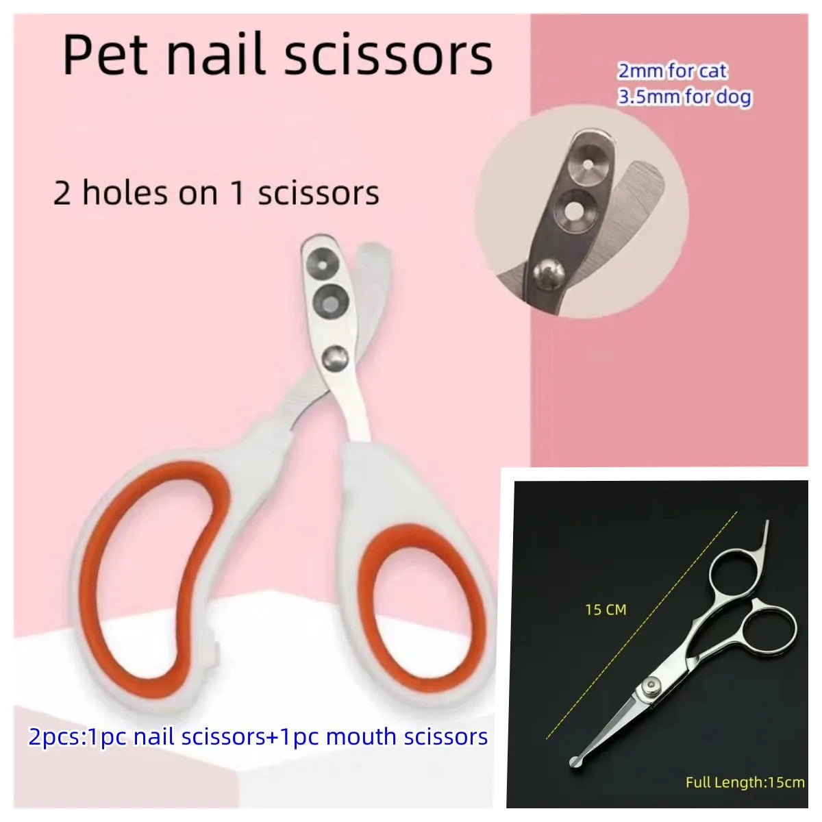 Trimming Bent Scissors Pet Clippers