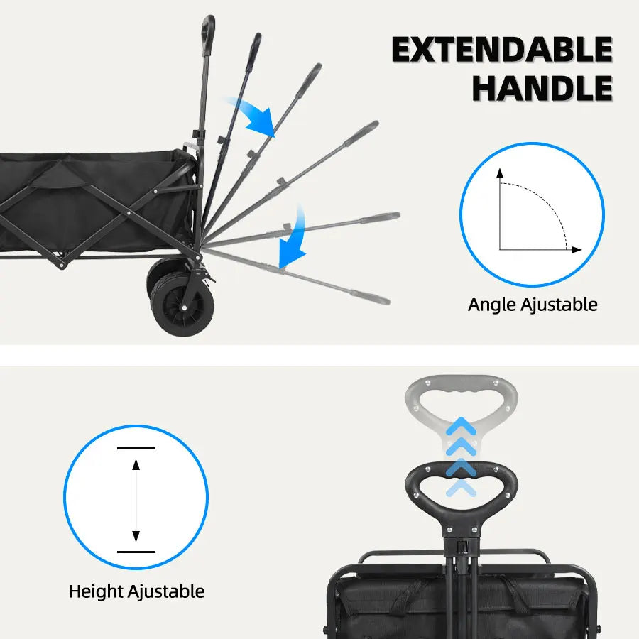Collapsible Folding Utility Beach Cart