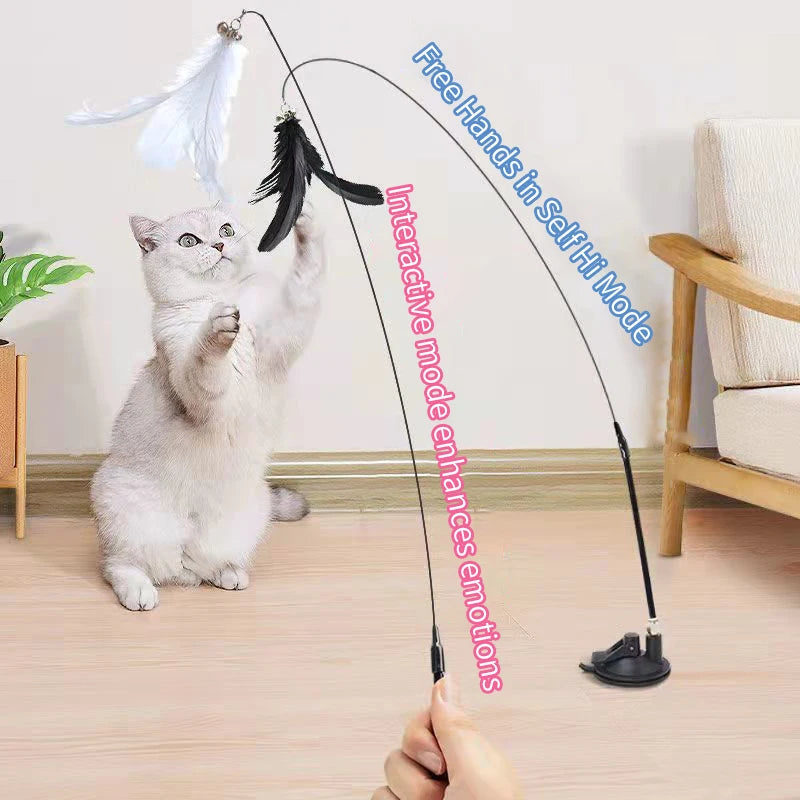 Interactive Cat Toy Handfree Cat Stick