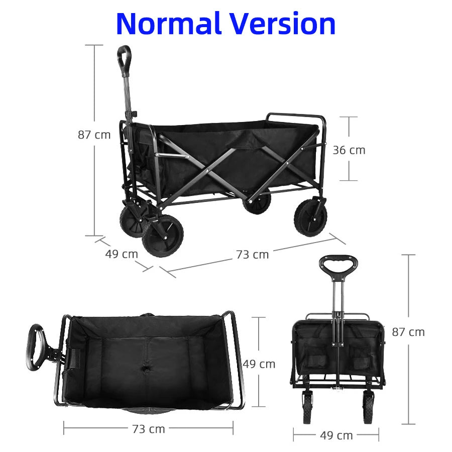 Collapsible Folding Utility Beach Cart