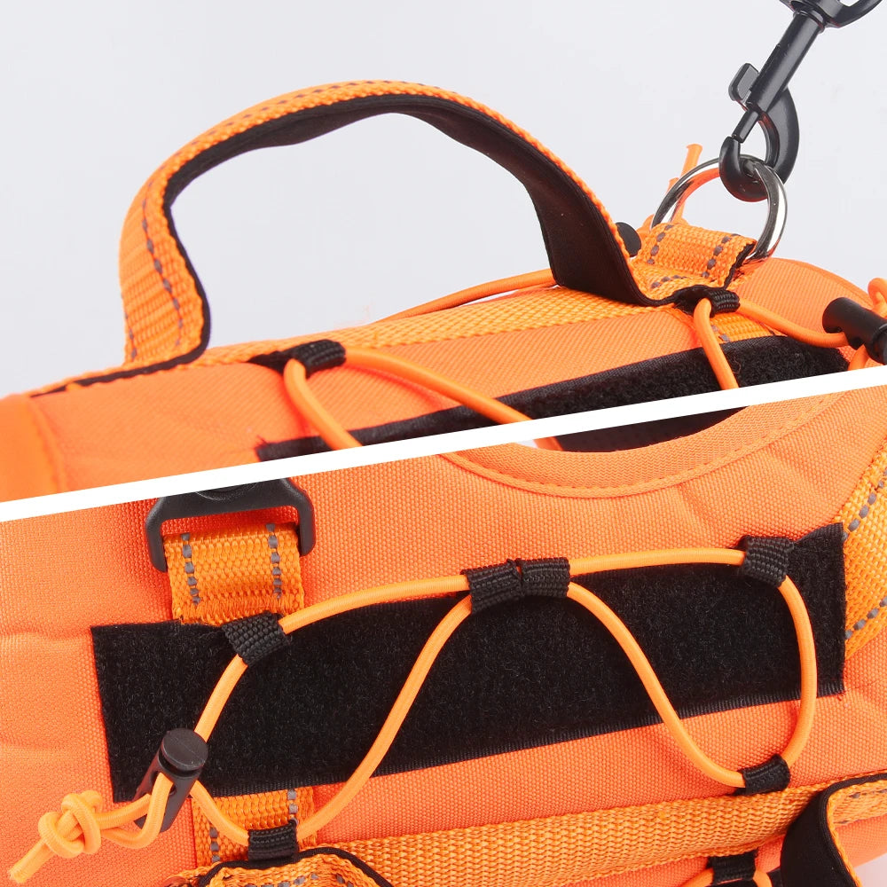 Reflective dog leash Explosion-proof Impact Tactics Chest Harness