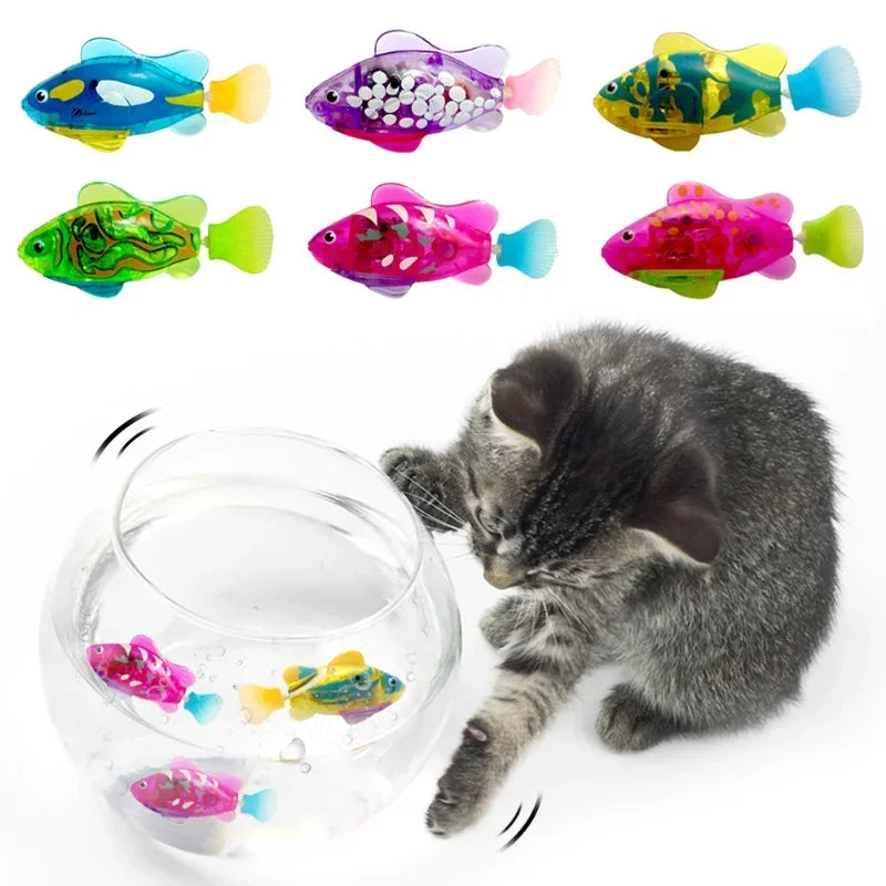 Interactive Electric Fish Water Cat Toy