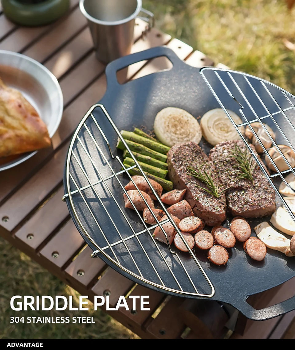 Outdoor Barbecue Net Steam Rack Stainless