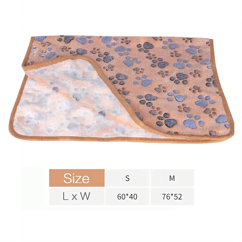 Pet Bed Mat Cute Warm Cover Towel