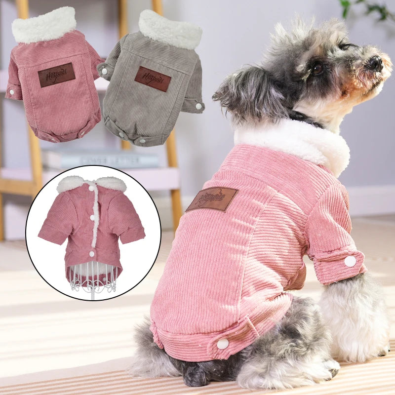 Autumn Winter Warm Puppy Dog Jacket