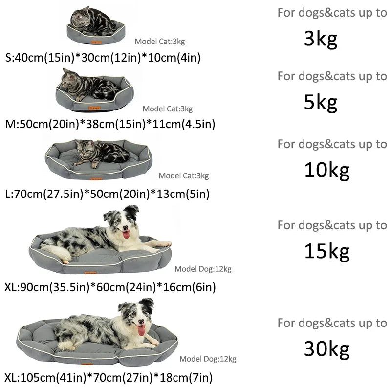 Big Bed Fluffy Pet Sofa