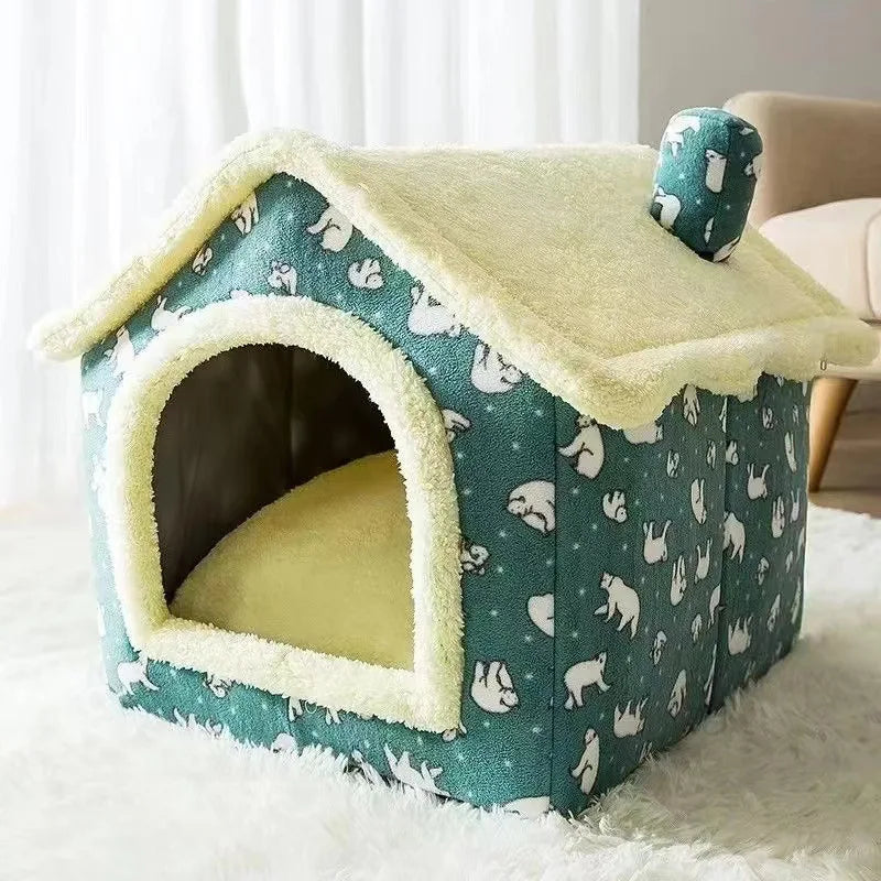 Double Roof Dog House Animal Shape House