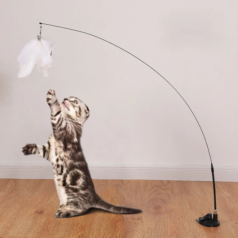 Interactive Cat Toy Handfree Cat Stick