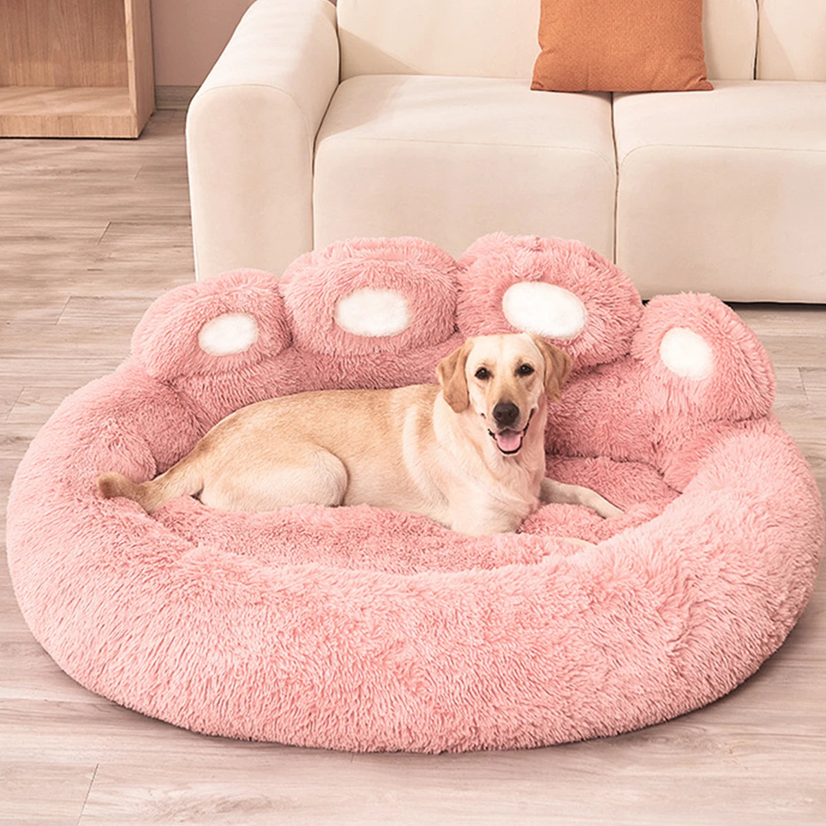 Fluffy Dog Bed Plush Kennel Accessories