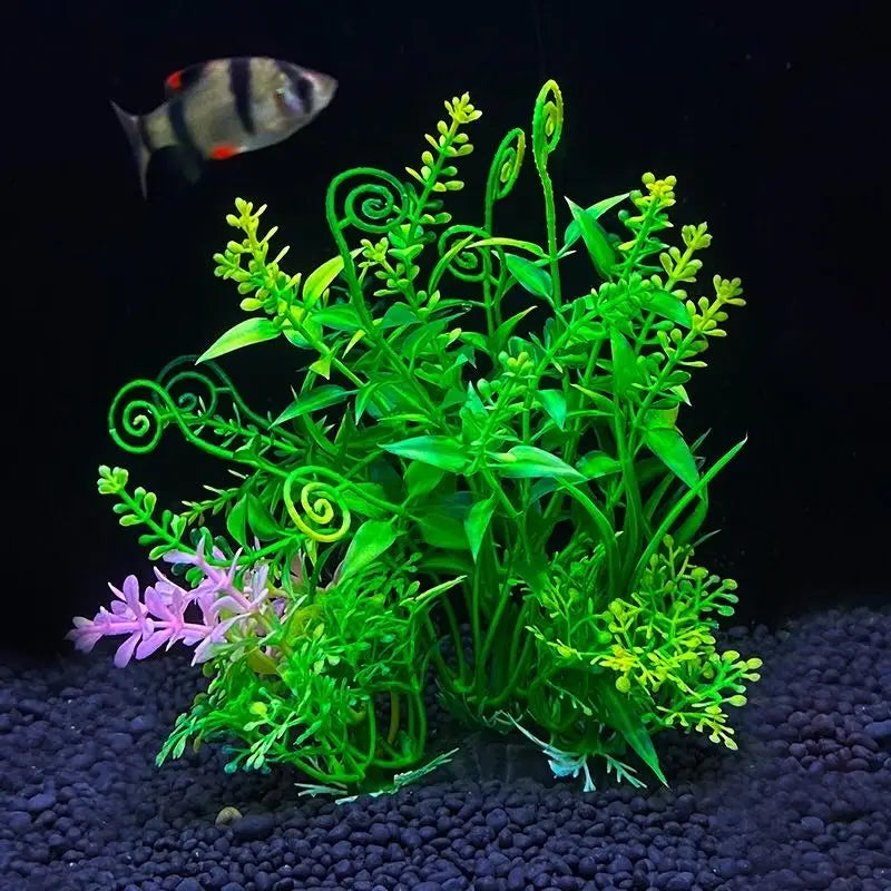 Fish Tank Ornament Plant Aquarium Artificial Decor Plants
