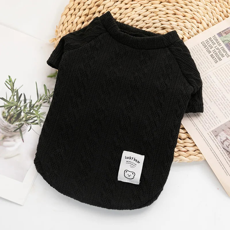 Designer Luxury Jersey Wool Dog Sweater