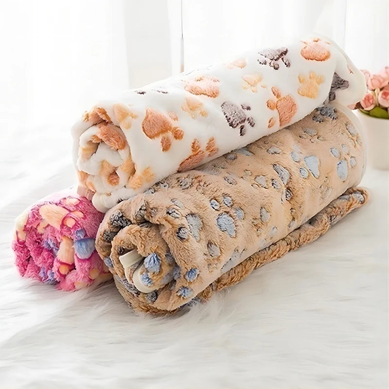 Pet Bed Mat Cute Warm Cover Towel