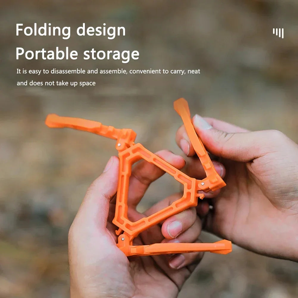 Foldable Outdoor Gas Tank Bracket