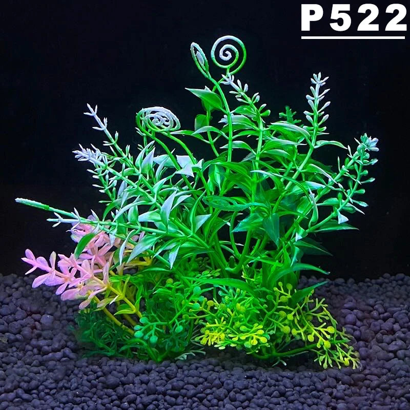 Fish Tank Ornament Plant Aquarium Artificial Decor Plants