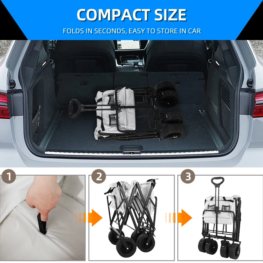 Collapsible Folding Utility Beach Cart