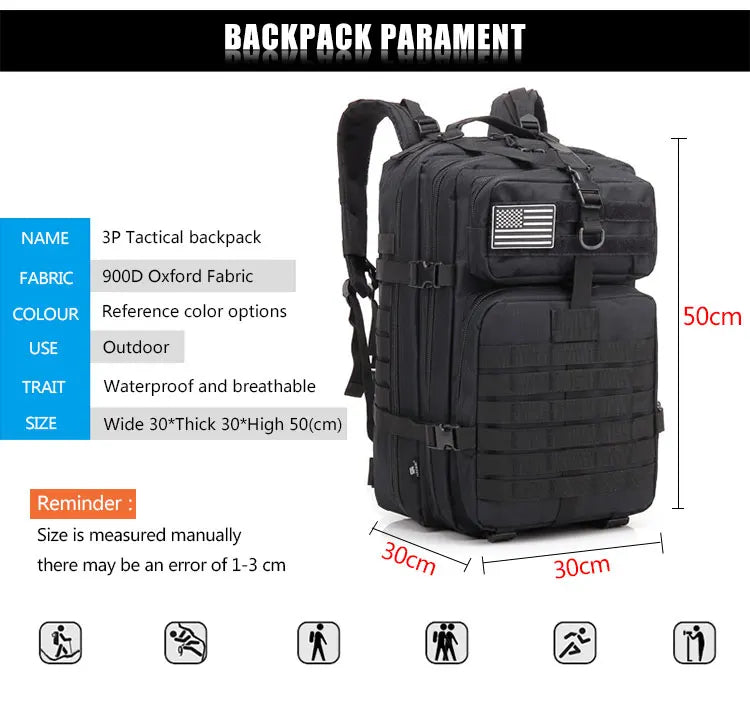 50L  3P Softback Outdoor Waterproof