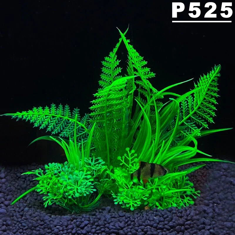 Fish Tank Ornament Plant Aquarium Artificial Decor Plants