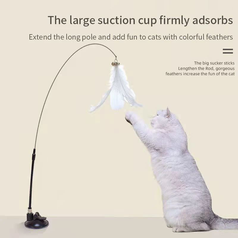 Interactive Cat Toy Handfree Cat Stick