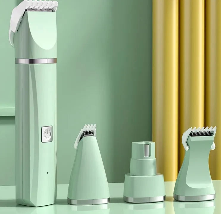 Rechargeable  4-In-1 Different Blades Pet Hair Shaver