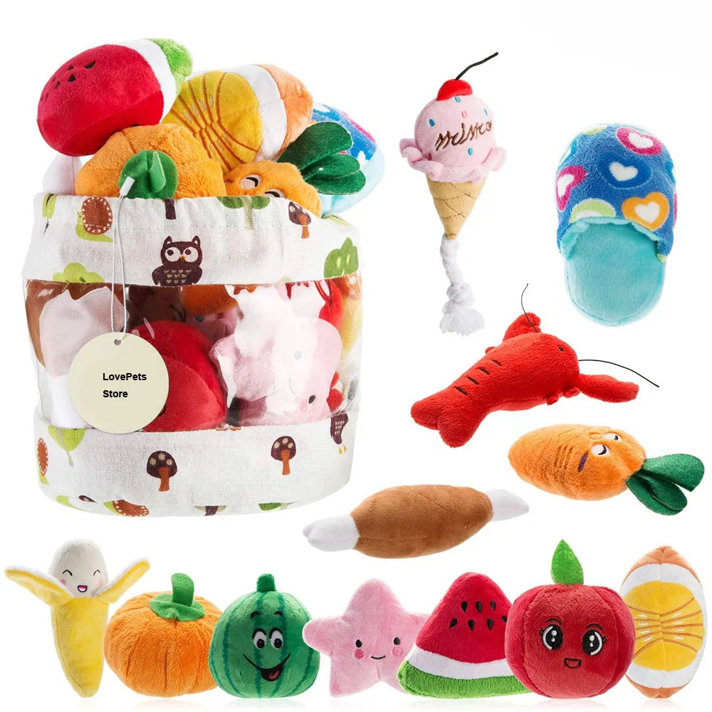 Squeaky Toys Plush Games