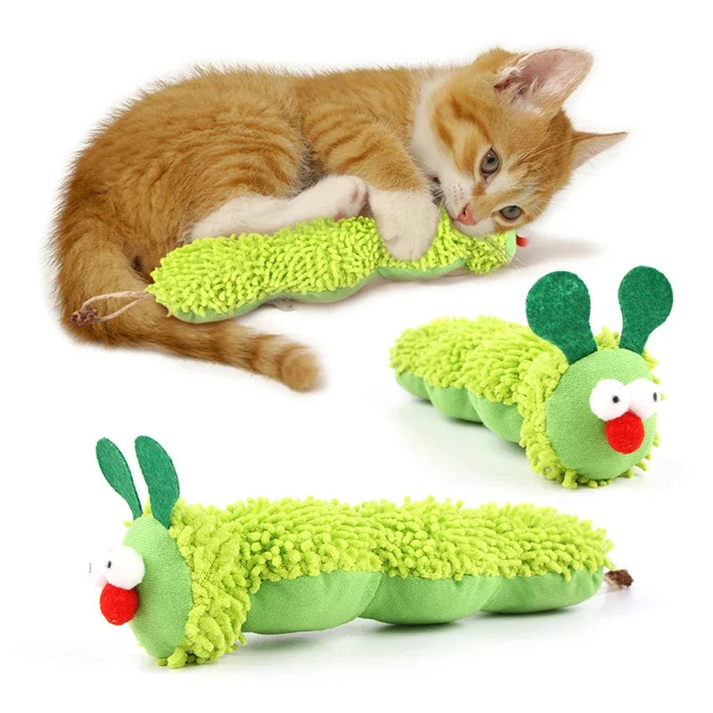 Caterpillar Catnip Molar Cat Chew Toys