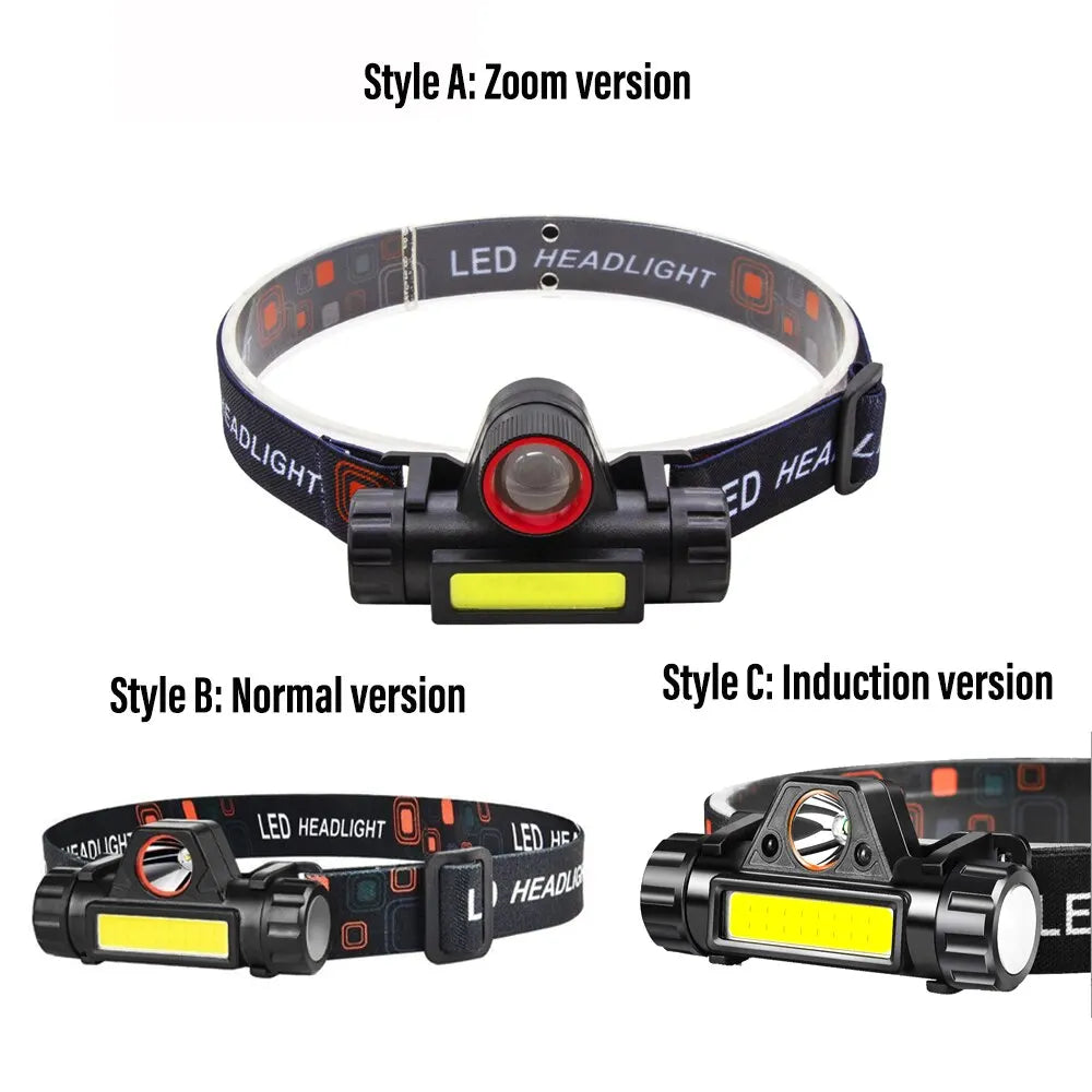 Rechargeable Fishing LED Headlamp