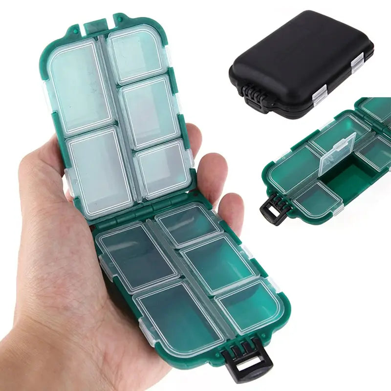 Fishing Tackle Box 10 Compartment