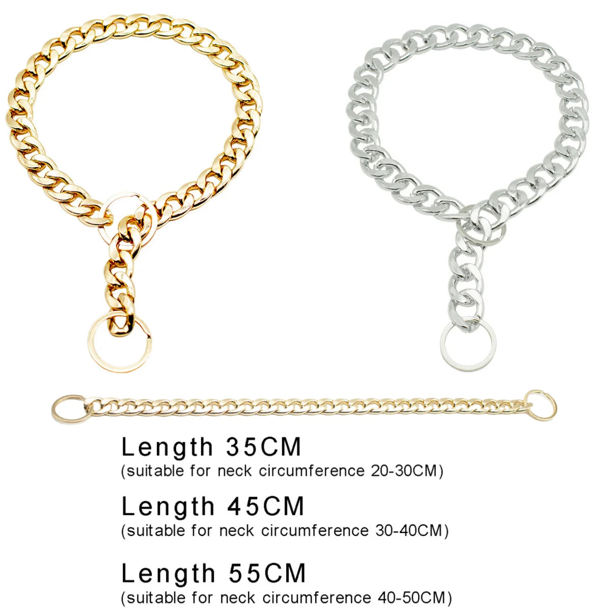 Luxury Pet Dog Collar Gold