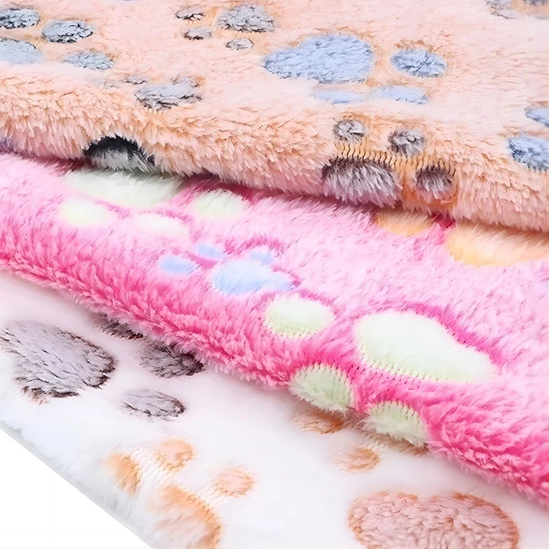Pet Bed Mat Cute Warm Cover Towel