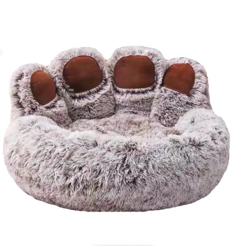 Fluffy Dog Bed Plush Kennel Accessories