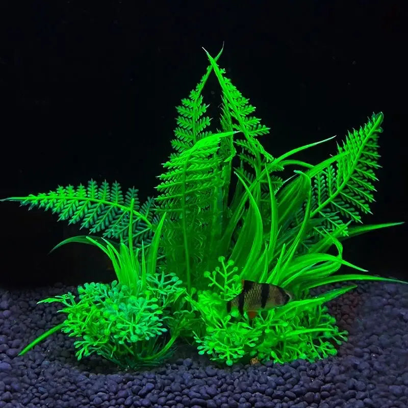 Fish Tank Ornament Plant Aquarium Artificial Decor Plants