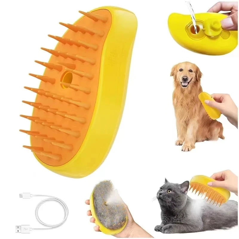 Electric Water Sprayer Cat Steam Brush
