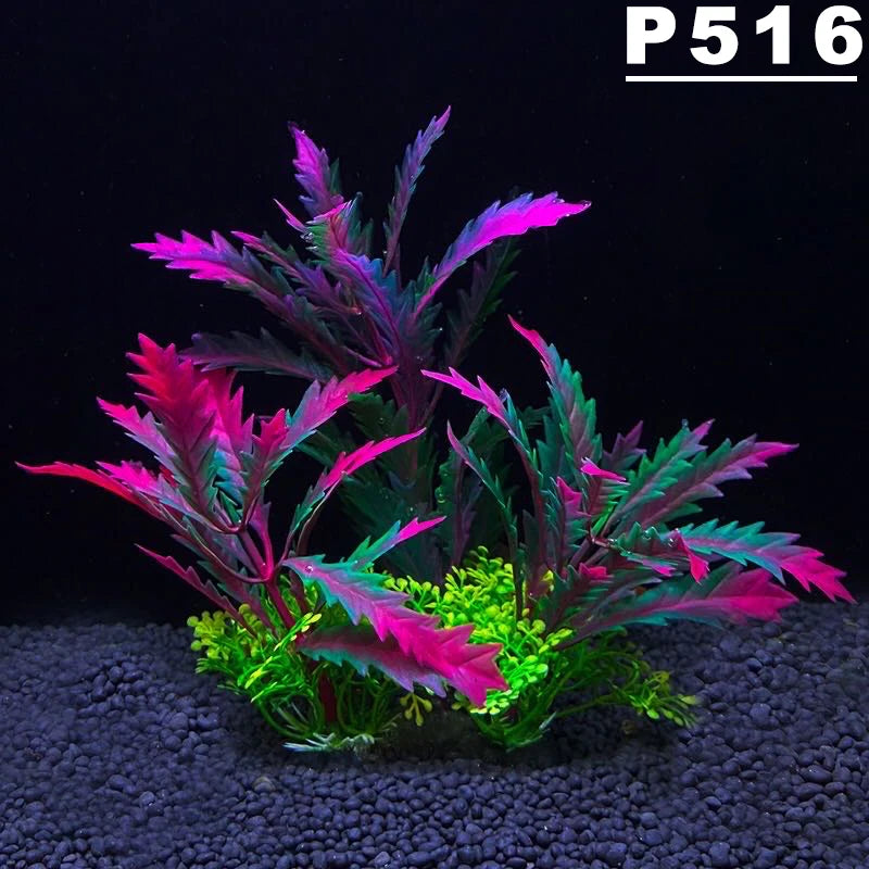 Fish Tank Ornament Plant Aquarium Artificial Decor Plants
