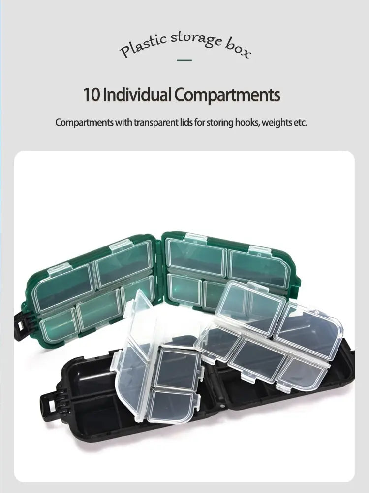 Fishing Tackle Box 10 Compartment