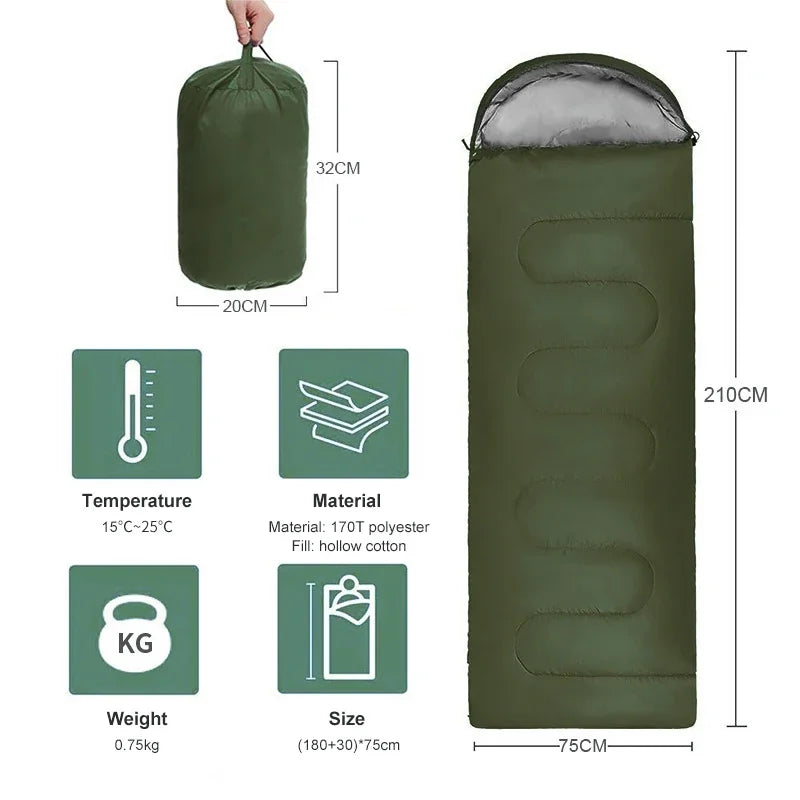 PACOONE Camping Sleeping Bag