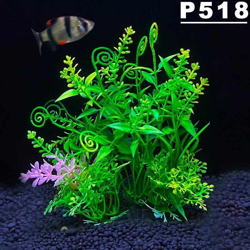 Fish Tank Ornament Plant Aquarium Artificial Decor Plants