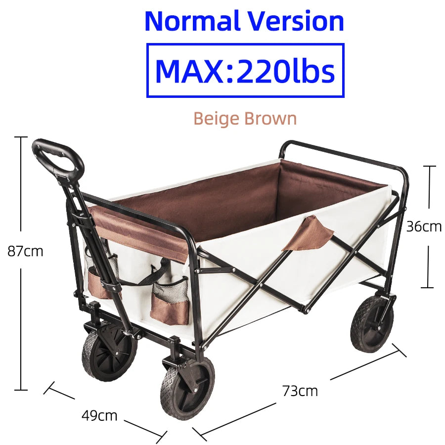 Collapsible Folding Utility Beach Cart