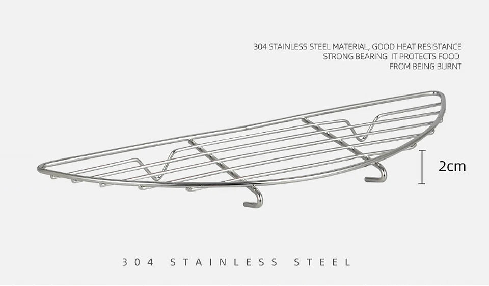 Outdoor Barbecue Net Steam Rack Stainless