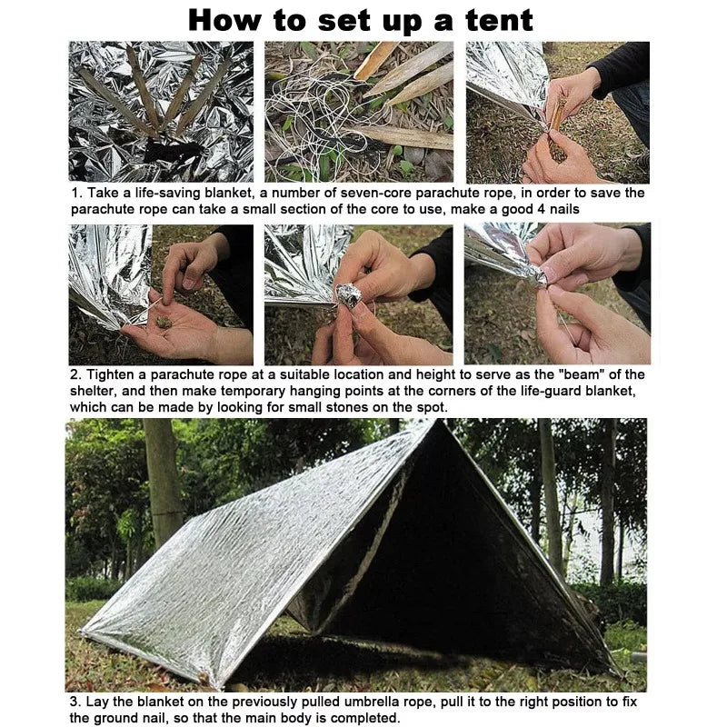 Outdoor Survival Emergency Blanke