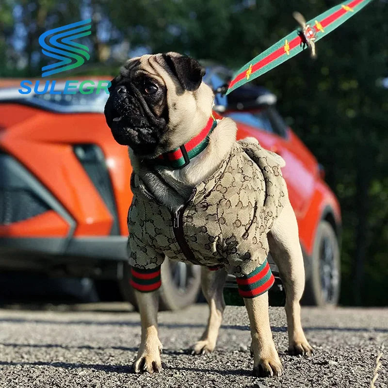 SULEGR  Hoodie Luxury Winter Dog Jacket