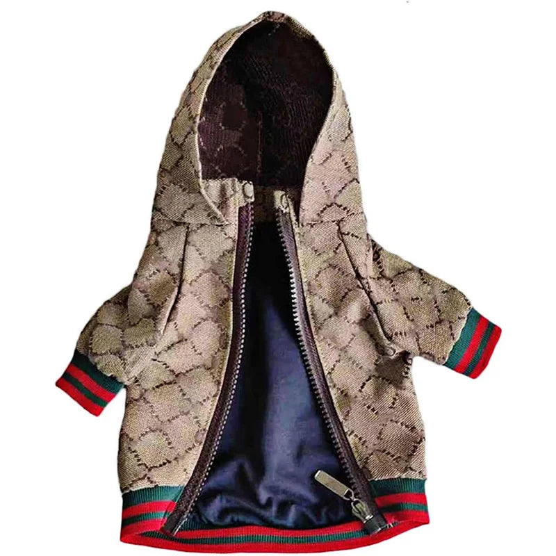 SULEGR  Hoodie Luxury Winter Dog Jacket